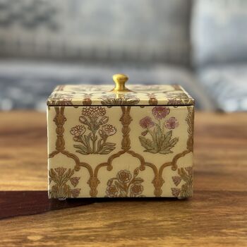 Vanity Jar, Trinket Box, Cotton Bud/ Bath Salt Storage, 2 of 12