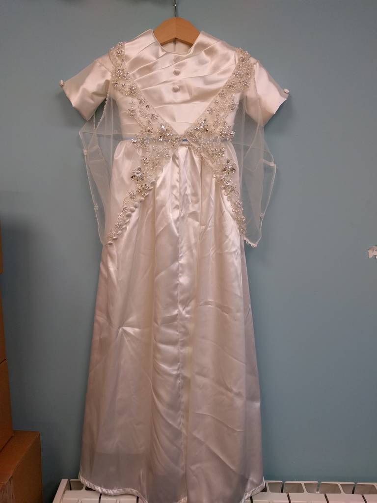 Christening Gowns From A Wedding Dress By LoveKeepCreate