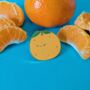 Orange Kawaii Enamel Pin Badge, thumbnail 5 of 5