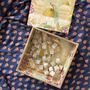 Jewellery Trinket Box, Lacquer Coated, Indian Print, thumbnail 3 of 11
