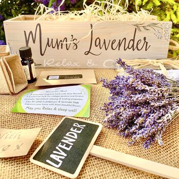Personalised Lavender Garden Window Box, 3 of 8
