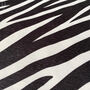 Black And White Zebra Themed Soft Cushion Cover, thumbnail 2 of 7