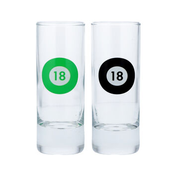 Personalised Snooker Ball Shot Glass Set, 2 of 6