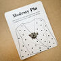 Modesty Bee Pin, Bee Shaped Modesty Pin, Bee Little Brooch, thumbnail 5 of 6