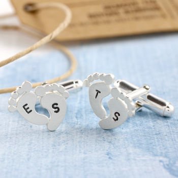 Personalised New Dad Cufflinks. New Dad Gift, 2 of 10