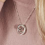 Personalised Family Names Russian Ring Necklace, thumbnail 2 of 12