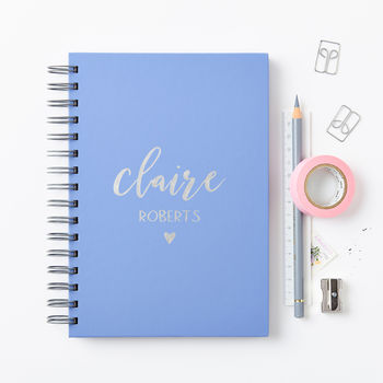 Personalised Luxe Script Name Notebook, 2 of 9
