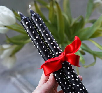 Polka Dot Pillar Candles, 2 of 11