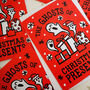 Spooky Ghosts Christmas Cards Pack Of Five Or 10, thumbnail 3 of 3