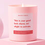 Funny Good Luck Gift Soy Wax Candle Good Luck Charm, thumbnail 1 of 4