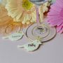 Personalised Bird Wedding Glass Charms, thumbnail 1 of 5