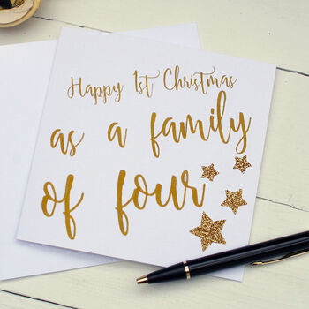 First Family Christmas Card, 4 of 8