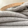Pure Cashmere ' Hugs To Go ' Travel Blanket, thumbnail 4 of 10
