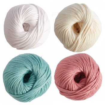 Baby Star Blanket Knitting Kit: 100% Cotton, 3 of 6