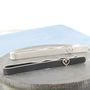 Sterling Silver Wedding Heart Tie Clip, thumbnail 3 of 6