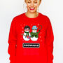 Funny Oasis Christmas Jumper, thumbnail 1 of 7