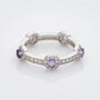 Amethyst Gemstone 925 Sterling Silver Stacking Ring, thumbnail 1 of 3