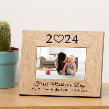First Mothers Day Wood Frame 6x4, 4 of 5