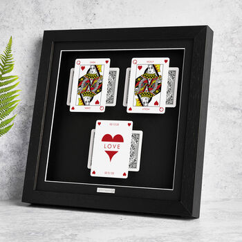 The Perfect Hand Queen And Queen Personalised Gift Frame, 9 of 12