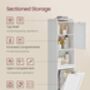 Tall Bathroom Tower With Laundry Hamper, thumbnail 3 of 6