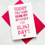 Personalised Days You've Been My Mum Card, thumbnail 4 of 7