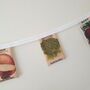 Fabric Vegetable Seed Packet Bunting Decoration, thumbnail 2 of 8