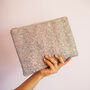 Sparkly Glitter Clutch Bag, thumbnail 1 of 7