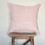 Linen Cushion Cover Blush Pink, thumbnail 1 of 2