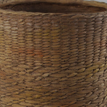 Rattan Effect Composite Planter With Stand, 9 of 12