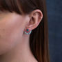 Star With Crescent Two Way Earrings, thumbnail 1 of 8