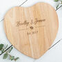 Personalised Couple’s Heart Chopping Board, thumbnail 1 of 3