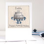 Personalised Birthday Cake Card For Him, thumbnail 1 of 12