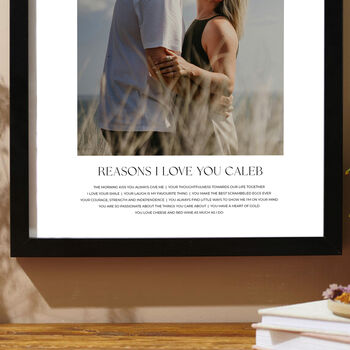 Personalised Reasons Why I Love You Photo Print, 3 of 3