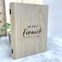 Personalised Wooden Book Shaped Keepsake Box, thumbnail 6 of 7