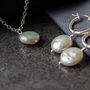 Freshwater Pearl Coin Necklace, thumbnail 5 of 7