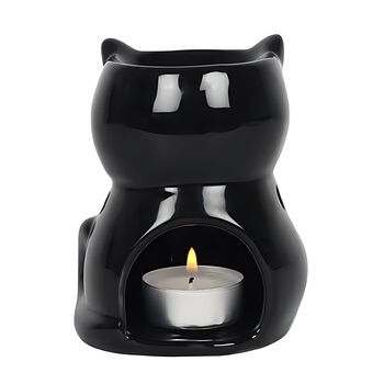 Black Cat Ceramic Oil Burner, 2 of 4