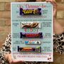 Personalised Christmas Eve Chocolate Message Board, thumbnail 2 of 5