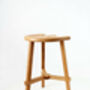 Set Of Two Wooden Kitchen Island Bar Stools, thumbnail 3 of 11