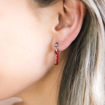 Red Heart Shaped Earrings Multipack, 3 of 8