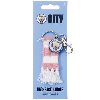 Manchester City Football Club Pink Backpack Hanger, 4 of 4