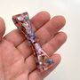 Rainbow Tortoiseshell Bow Hair Slide, thumbnail 3 of 3