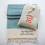 Personalised Cotton Throw, Christmas Gift For Mother, thumbnail 1 of 8