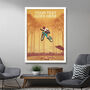 Personalised Mountain Bike Forest Trail Poster, thumbnail 3 of 6