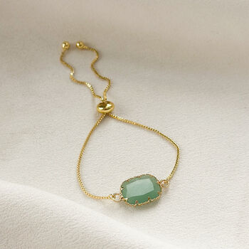 Aventurine Pendant Slider Bracelet, 2 of 3