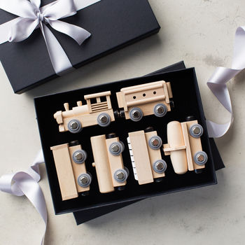 Personalised Wooden Train Set, 3 of 6
