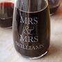 Personalised Couple's Crystal Carafe, thumbnail 8 of 8