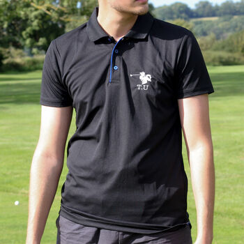 Personalised Golf Polo Swing Motif Gift For Him, 4 of 5