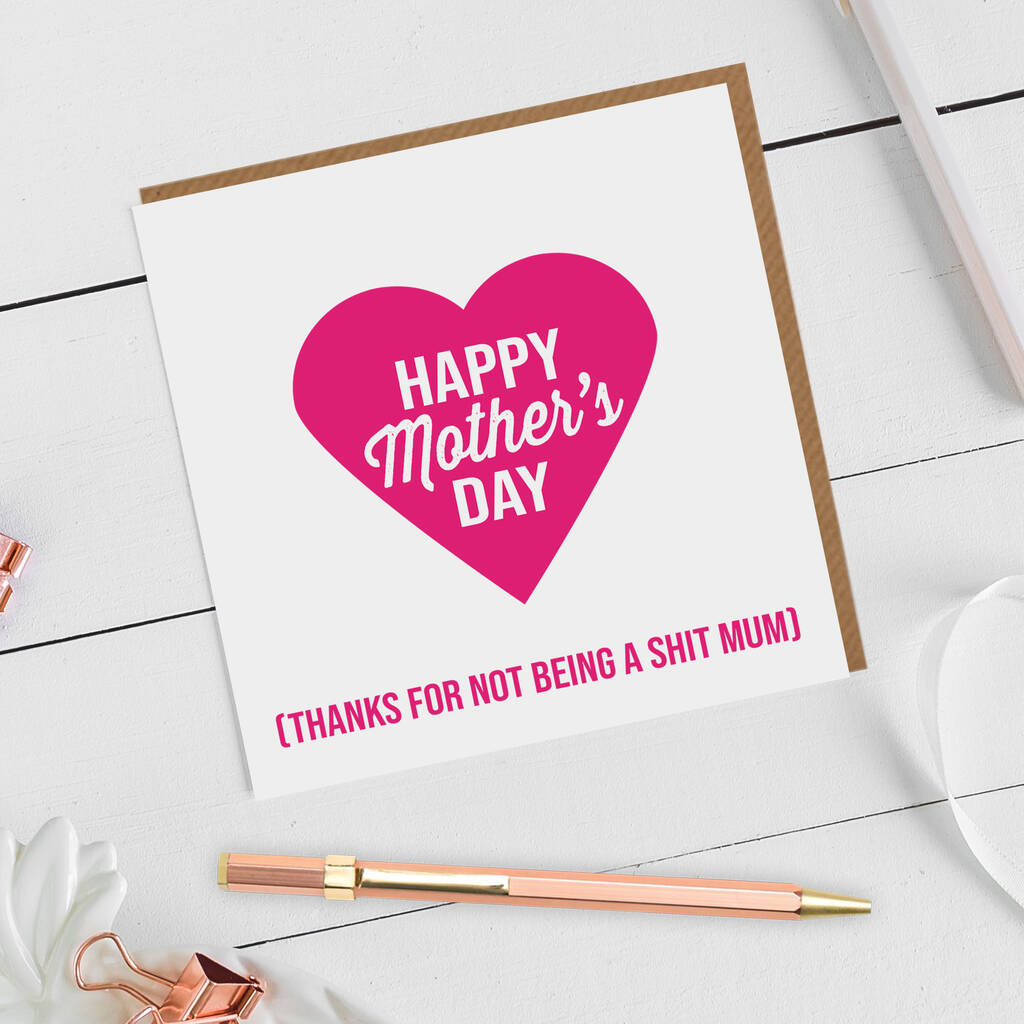 Funny Rude Mother's Day Card, 1 of 3