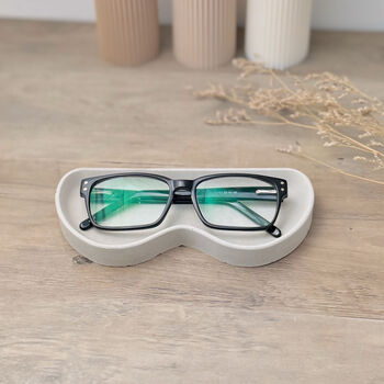 Grey Glasses Holder, Eye Glass Tray And Eyewear Case, 4 of 11