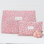 Wipe Clean Personalised Washbag And Jewellery Pouch Set, thumbnail 1 of 4